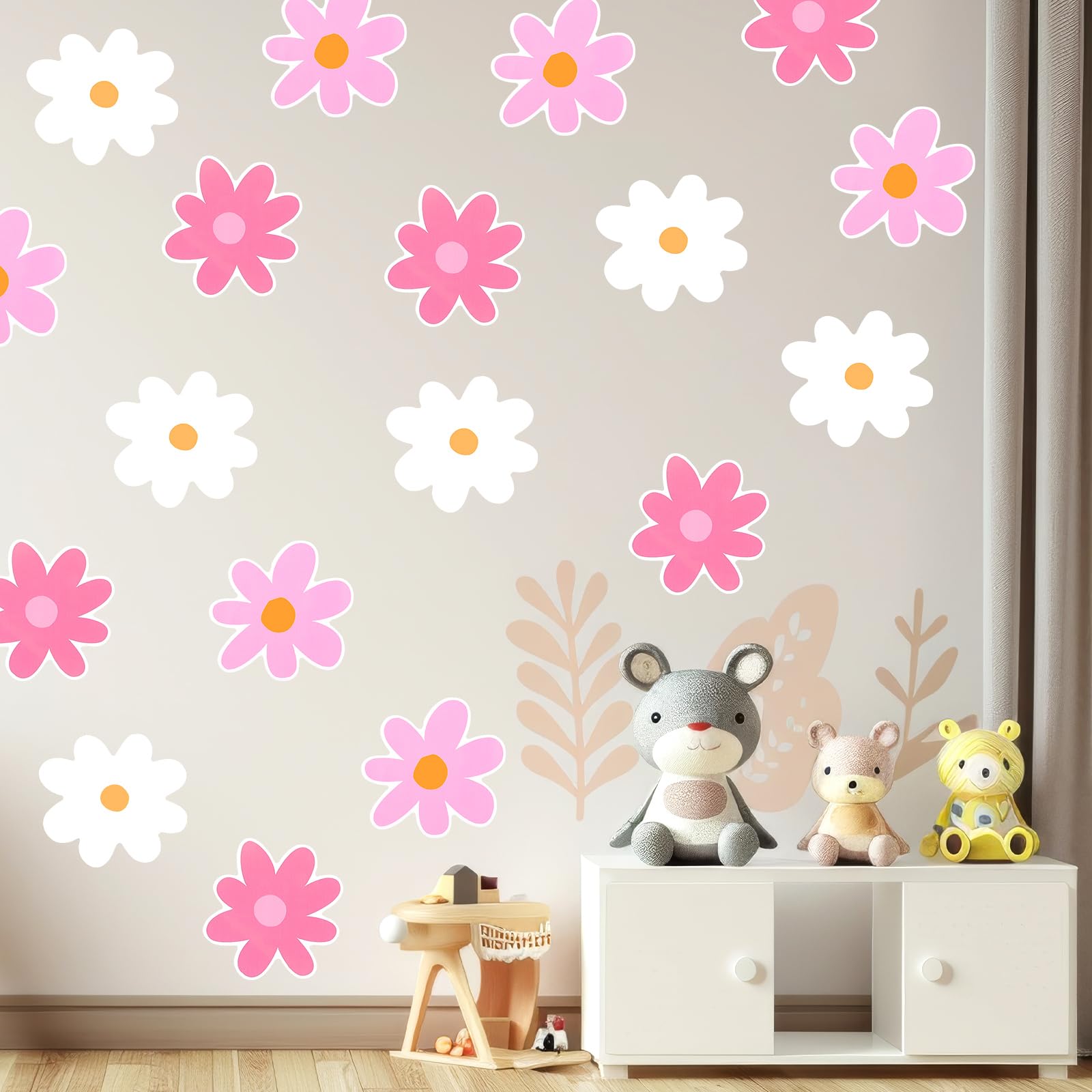 GEEHUA 36Pcs Daisy Wall Decals - Image 2