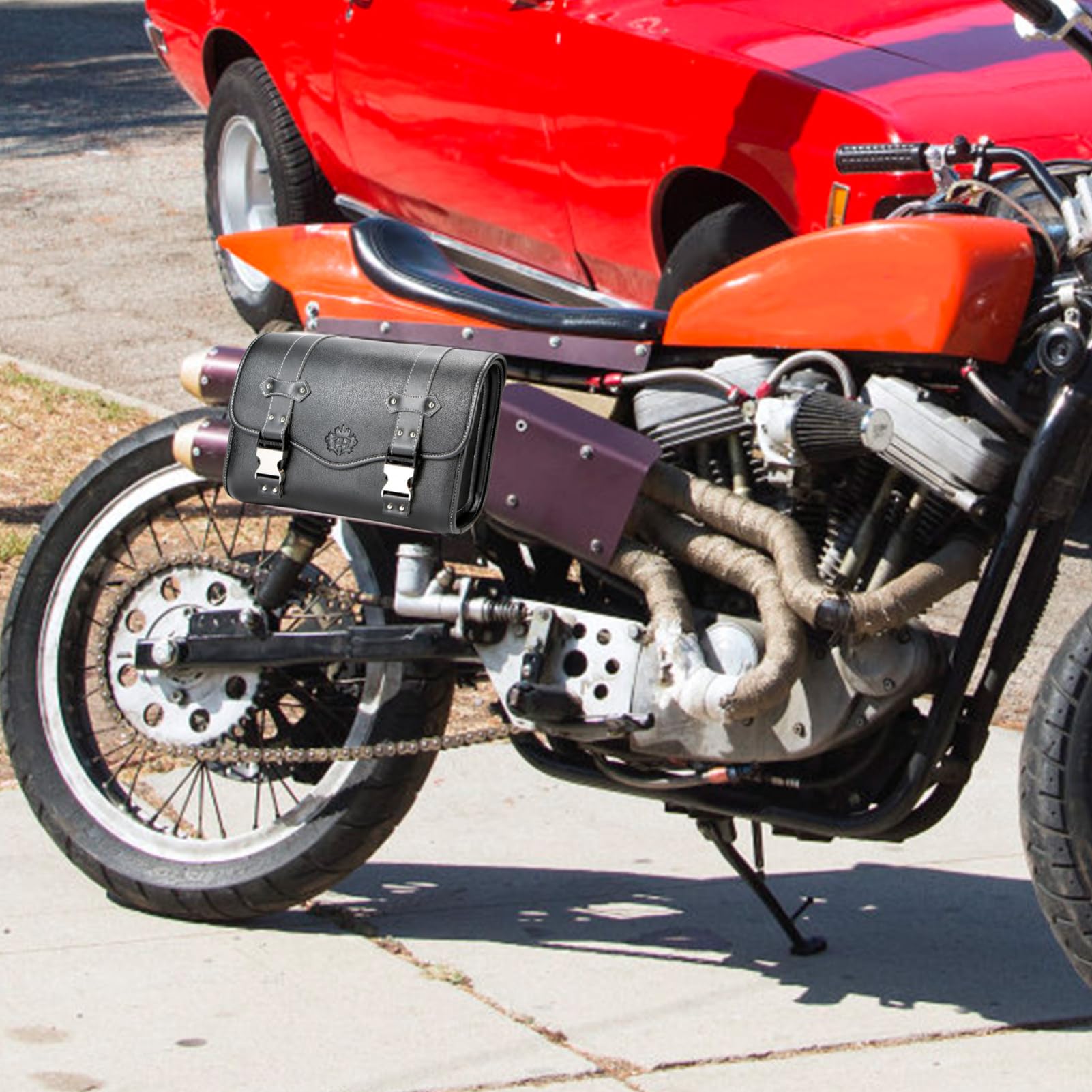Torba na kierownicę motocyklową – skórzane torby na siodełko