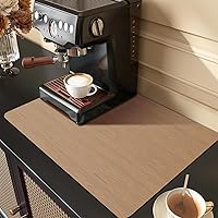 Vista 15 de Tapete de secado de platos de café, accesorios de decoración de máquina de cafetería, alfombrilla de cafetera para encimeras, almohadilla