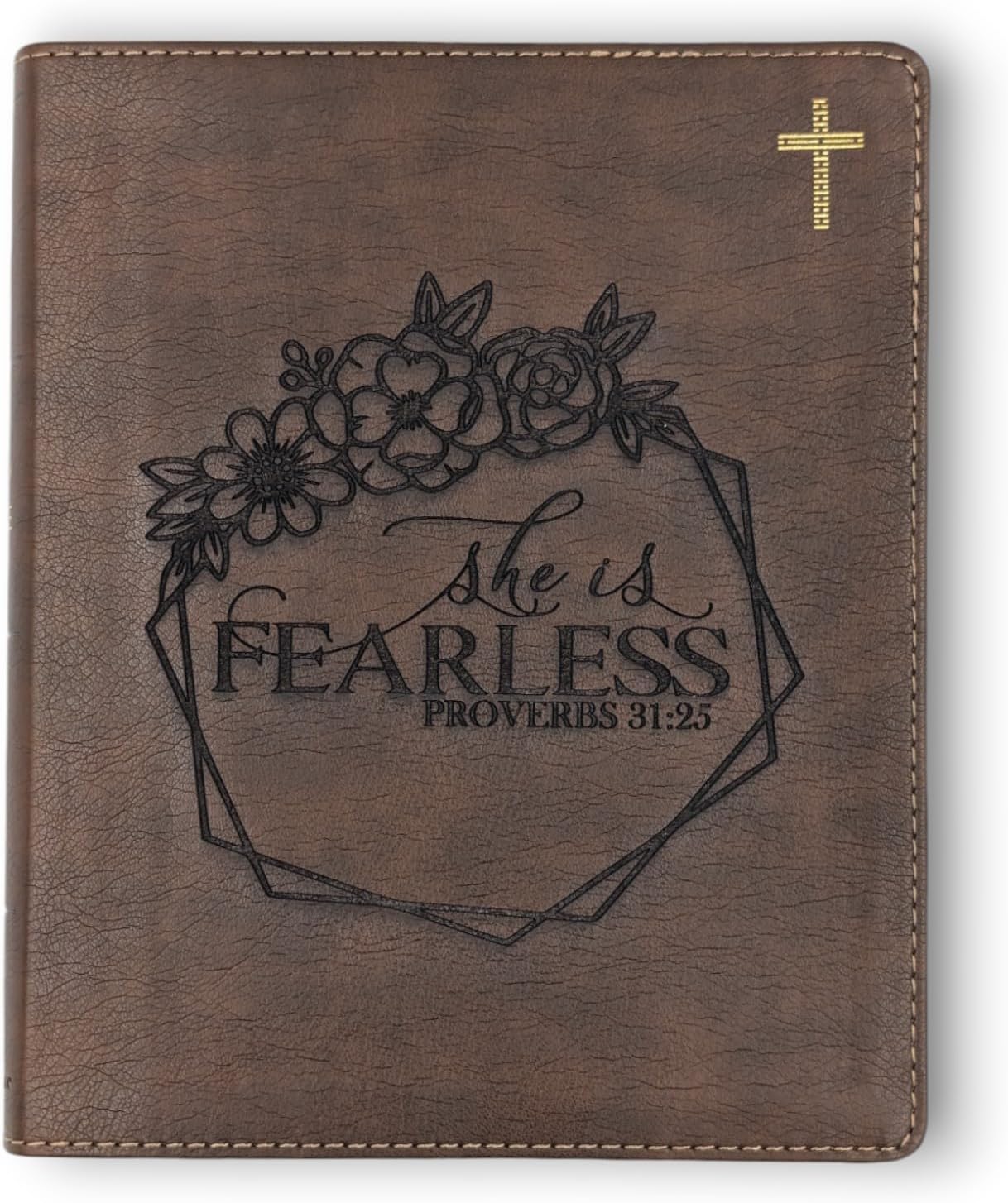 Custom Laser Engraved She is Fearless NIV Bible | Personalized NIV Journal Bible | Gift Bible For Women Custom Name | Custom Study Bible
