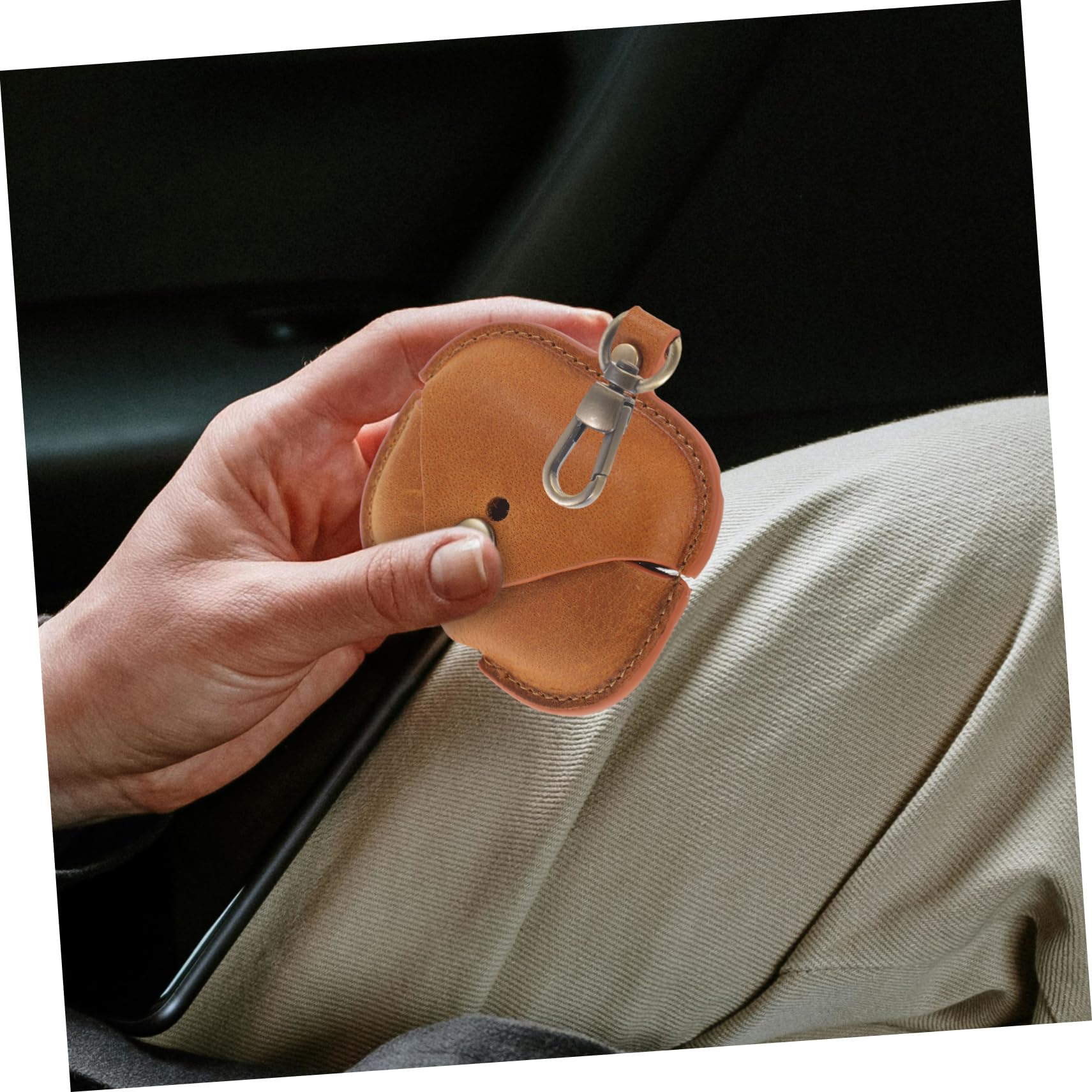 Angoily 3piezas Funda De Inalámbrica para Auriculares Protector Elegante y Práctico para Compatible Actividades Color Marrón