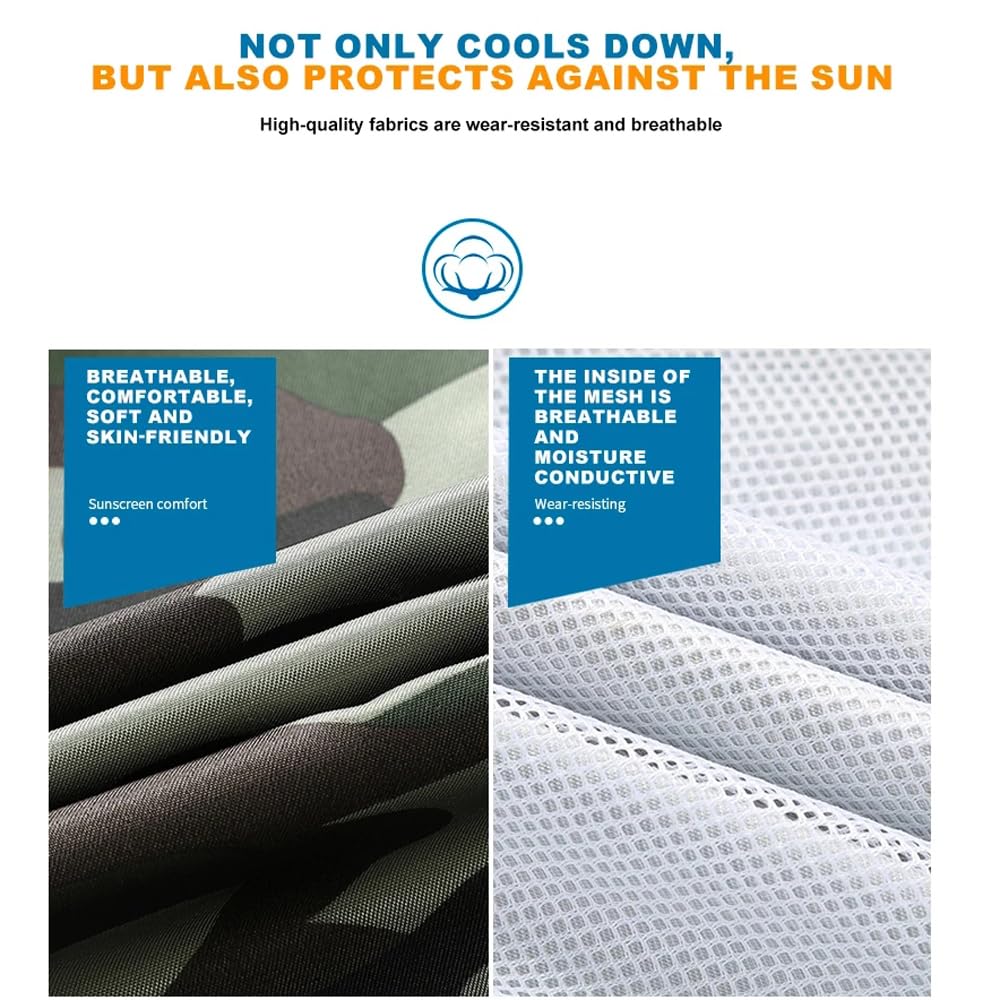 Chaqueta de Enfriamiento de Verano Aire Acondicionado con Ventiladores para Acampar