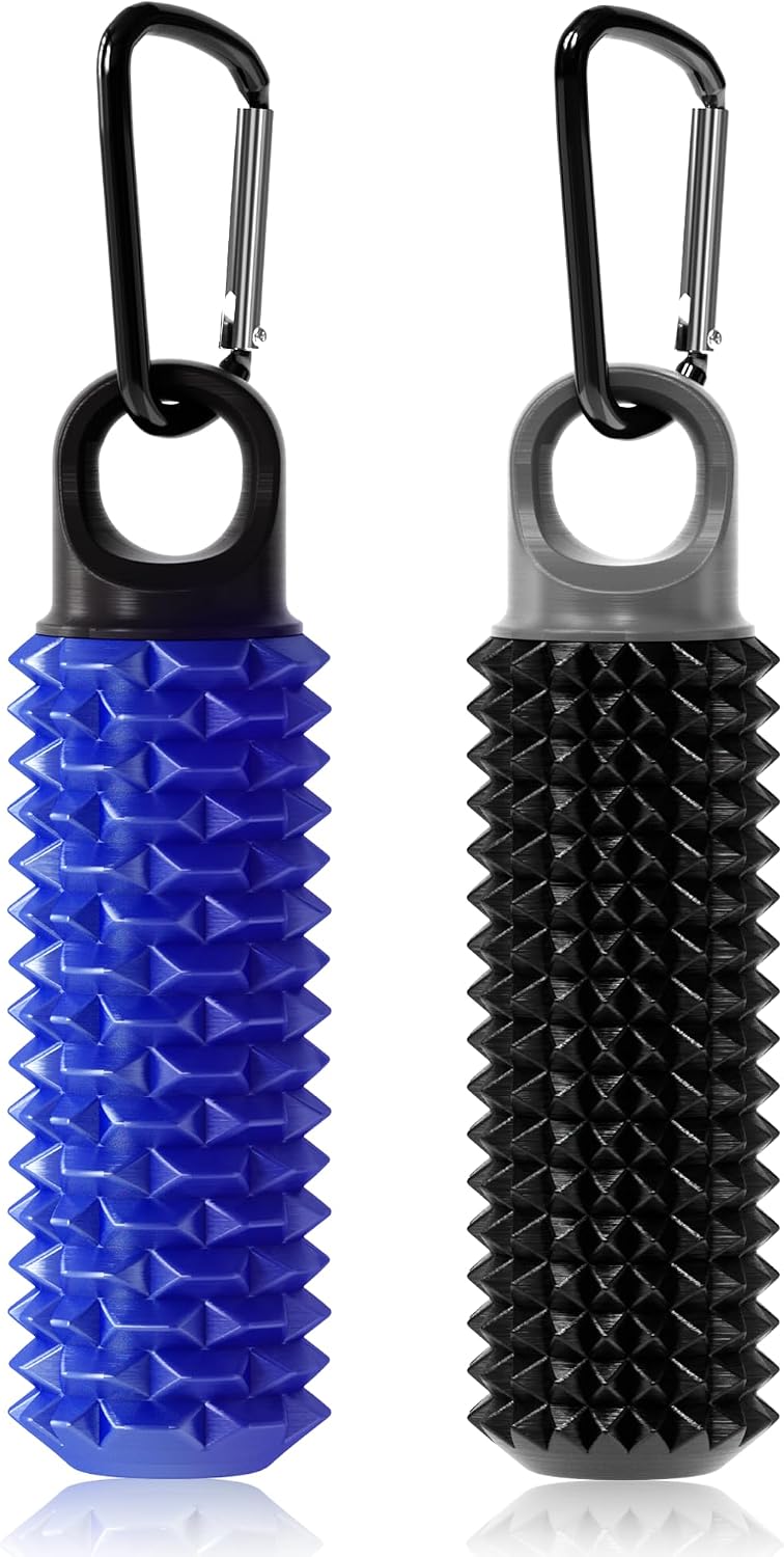 Little Ouchies Pain Fidget Toy with Adjustable Weight & Carabiner, 3D Printed Spiky Sensory Keychain for Anxiety Relief and Focus - Portable Stress Relief Tool for Adults, Teens, Skin Picking-2 Pack