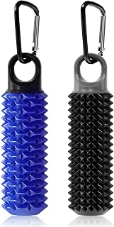 Little Ouchies Pain Fidget Toy with Adjustable Weight & Carabiner, 3D Printed Spiky Sensory Keychain for Anxiety Relief and Focus - Portable Stress Relief Tool for Adults, Teens, Skin Picking-2 Pack