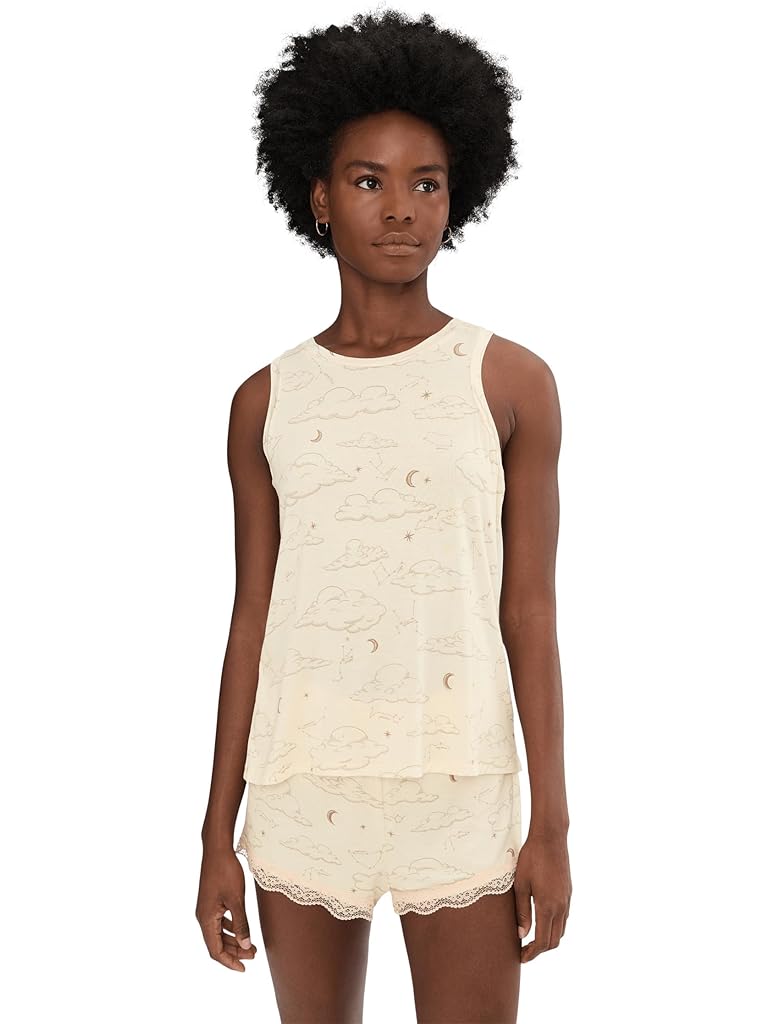 White HONEYDEW All American Shortie Set