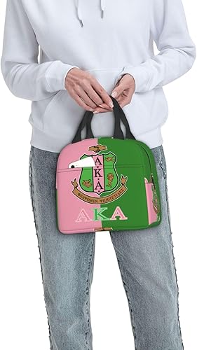 Miniatura 9 de FRANTOFIT AKA - Lonchera térmica para mujer, portátil, para el trabajo, viajes, picnic (rosa)
