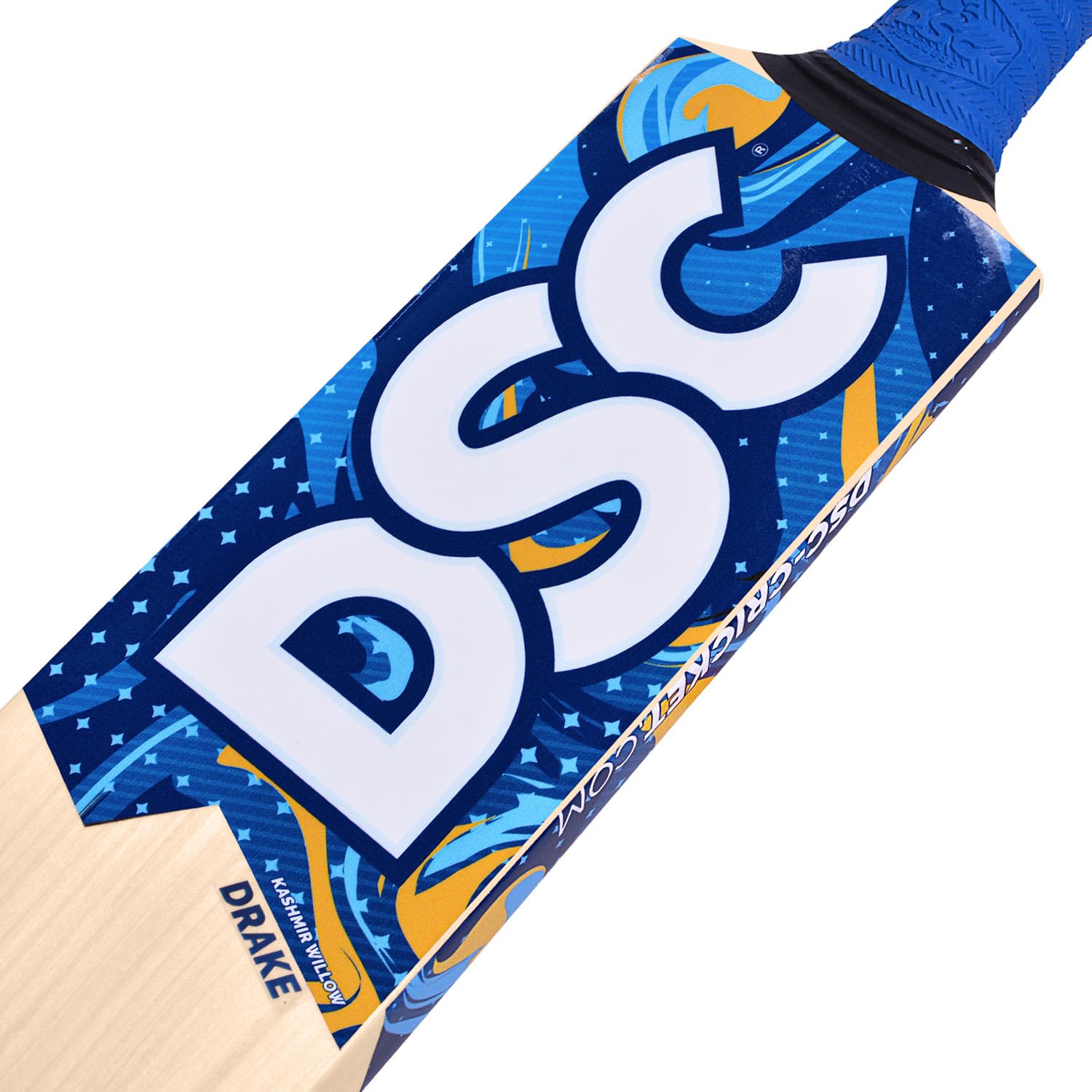 DSC Drake Cricket Bat For Mens and Boys | Material: Kashmir Willow Wood | Lightweight | Free Cover | Ready to play | For Intermediate Player | Ideal For Leather Ball