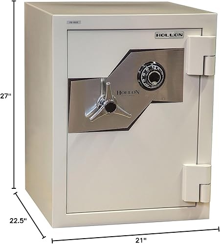 Miniatura 2 de Hollon Safe FB-685C Oyster Series B-Rated 2 Hr Seguridad Incombustible Tamaño de la caja fuerte Tamaño 2.36 pies cúbicos., Tipo de candado Cerradura
