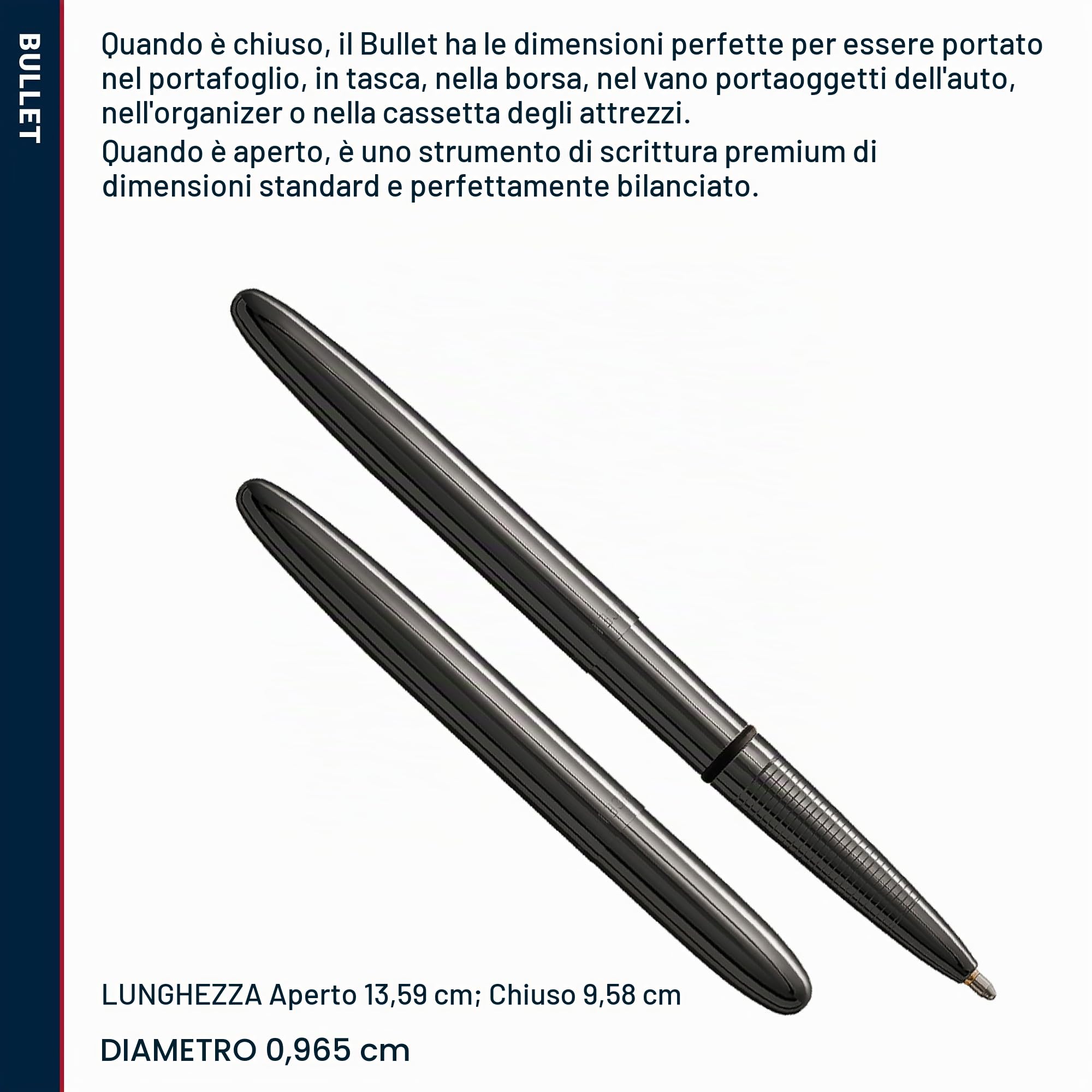 Fisher Space Pen 400BTN Medio Nero 1pezzo(i) penna a sfera