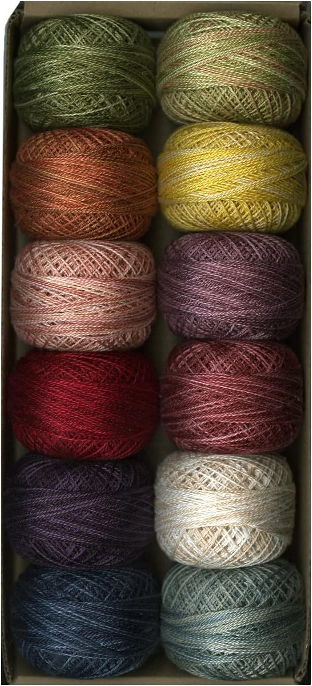 Valdani Variegated Pearl Cotton Ball Size 8 73yd Fan Favorite