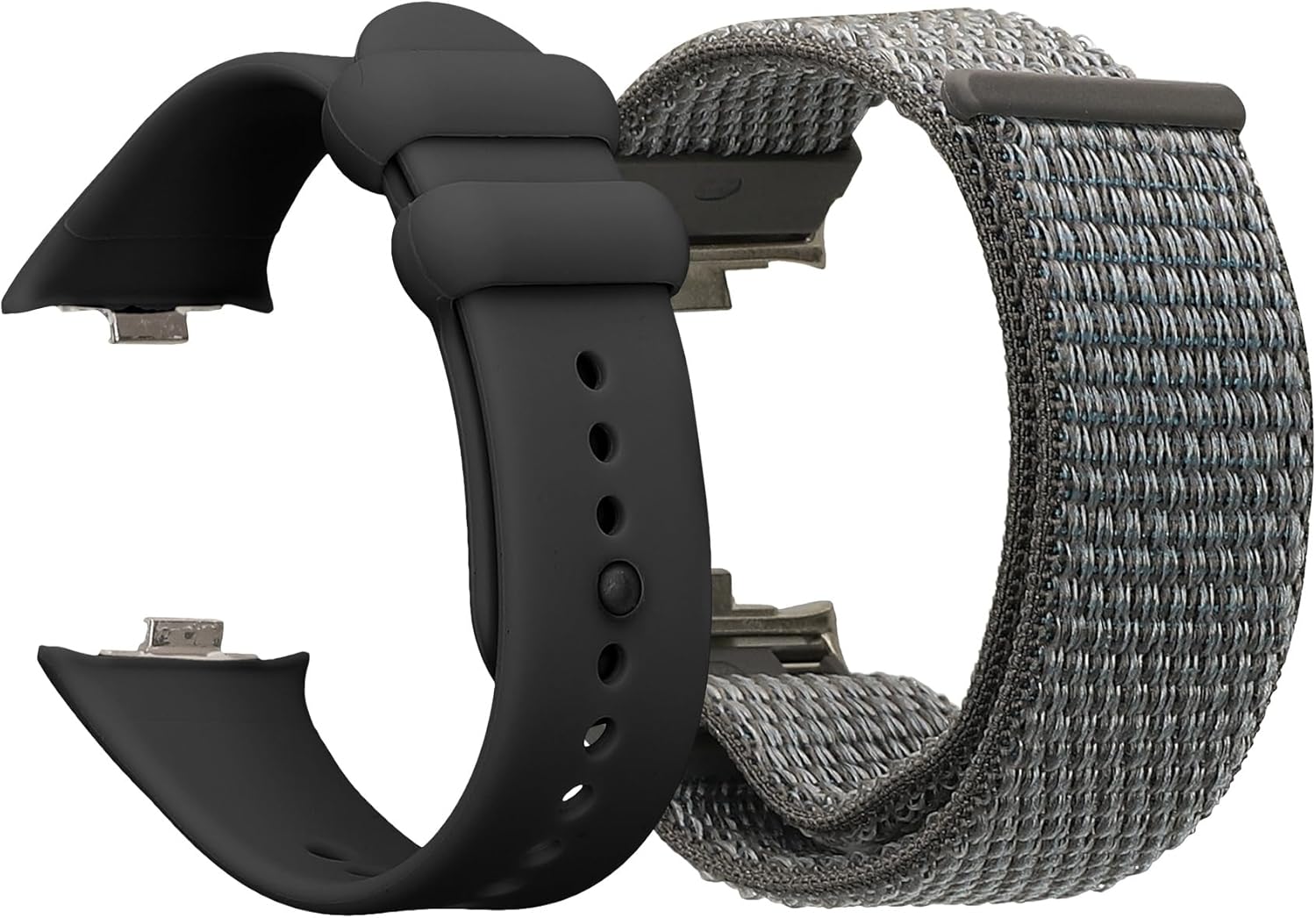Correa kwmobile para Xiaomi Redmi Watch 4 - 2 TPU y Nylon - Negro