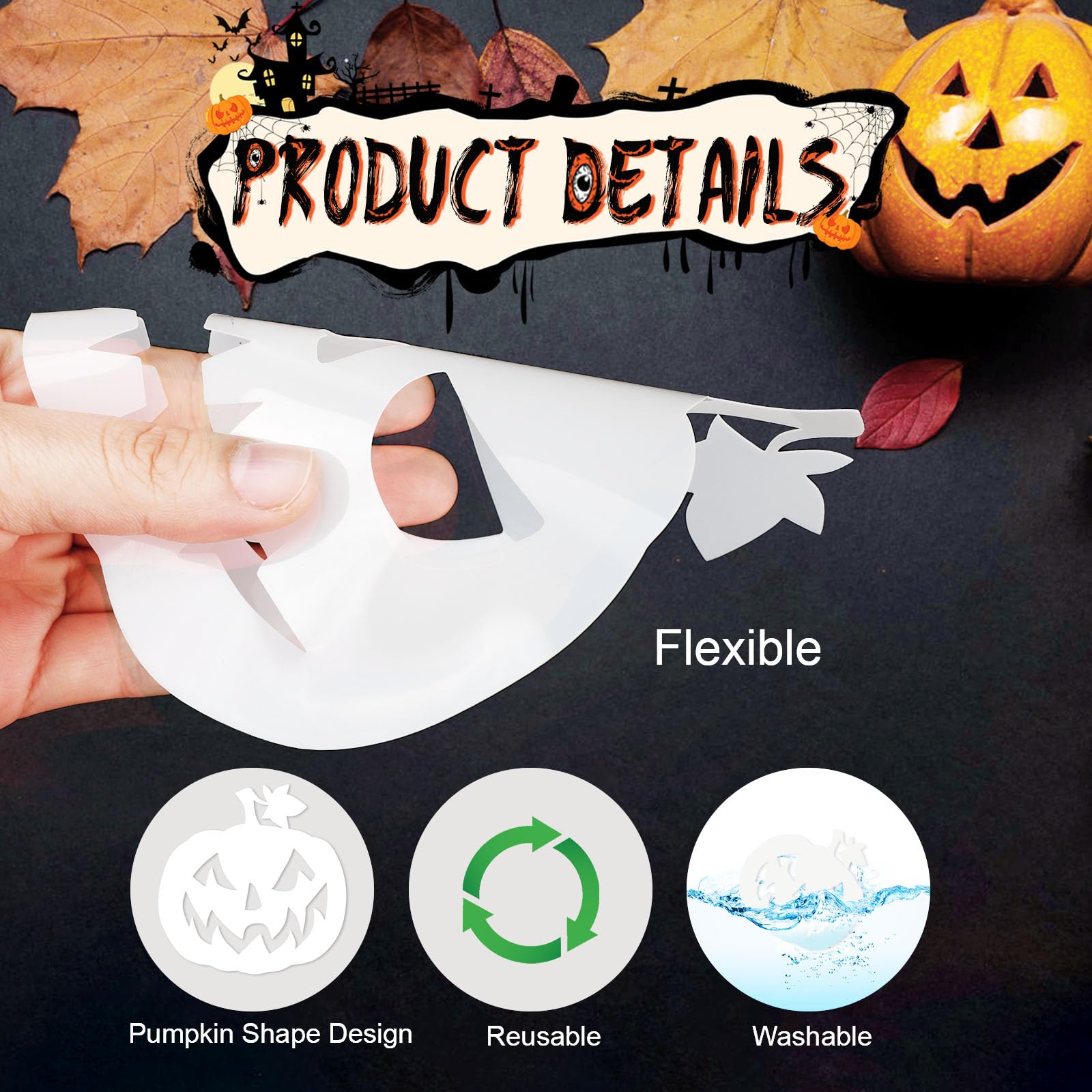 Kit De Sculpture De Citrouille Halloween – Pochoirs Et Outils En Acier Inoxydable (neuf)