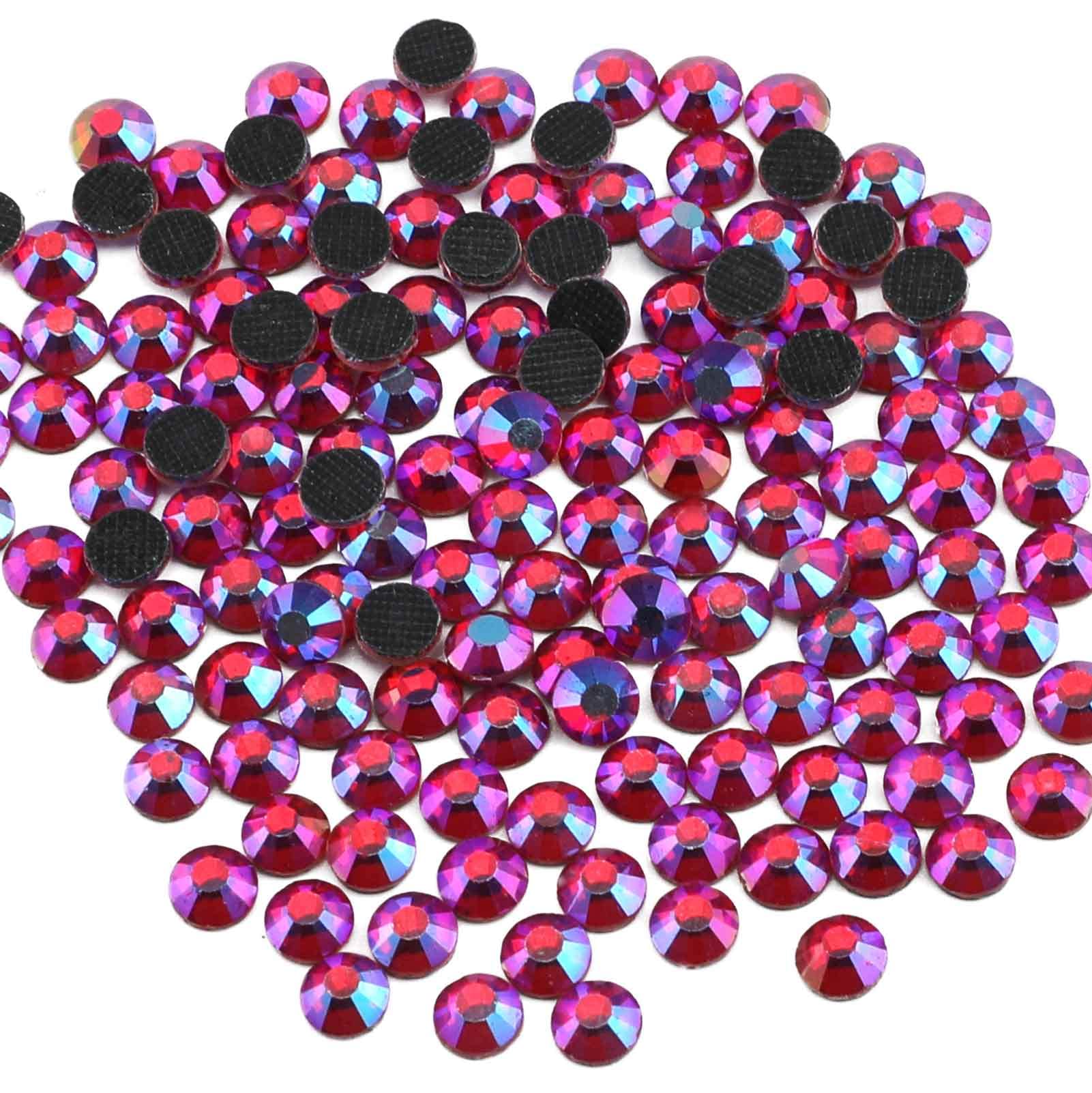 Beadsland Crystal Hotfix Rhinestone,Machine Cut Stone 1440pcs/pkg (Siam AB,SS10/3mm)-image-24