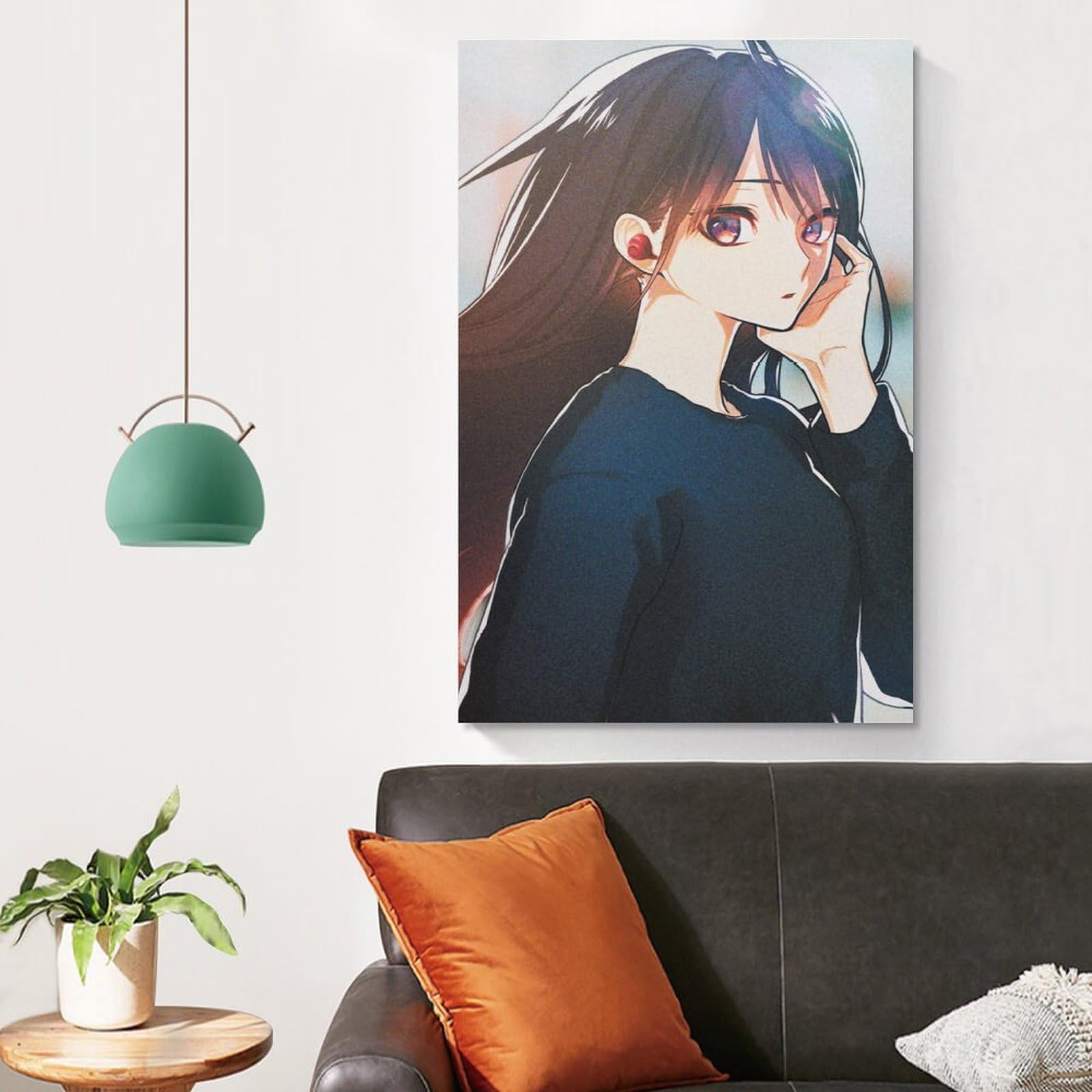 Amazon.co.jp: 夜凪景 アニメガール ポスター1 キャンバスアート