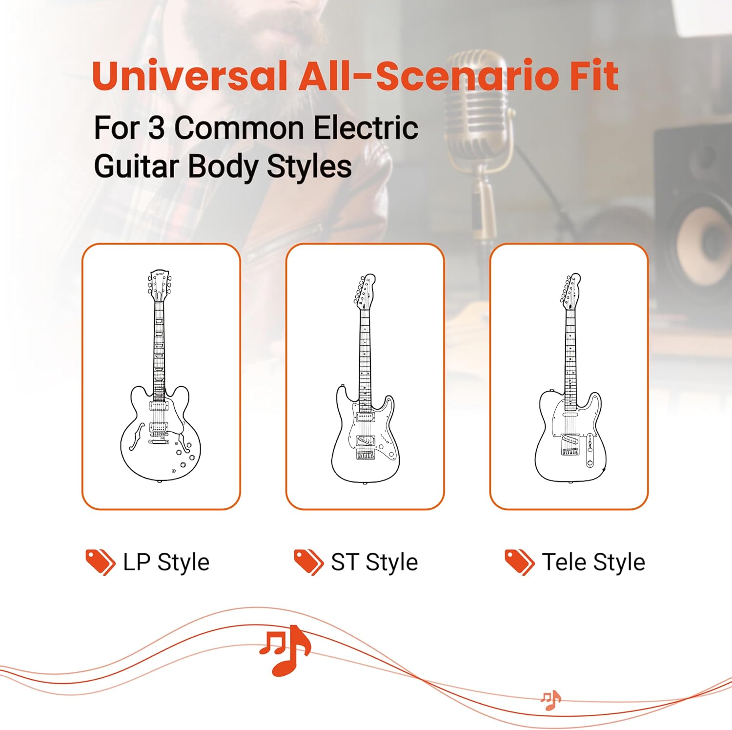 Guitar Locking Tuners 6 Inline,Lock String Tuning Key Pegs,guitar machine heads with Hexagonal Handle Replacement for ST TL LP Style Electric,Folk or Acoustic Guitars (Gold, 6 for Right)