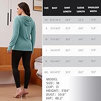 Vista 187 de GINKANA Sudadera con capucha para mujer, manga larga, lactancia materna, ropa casual