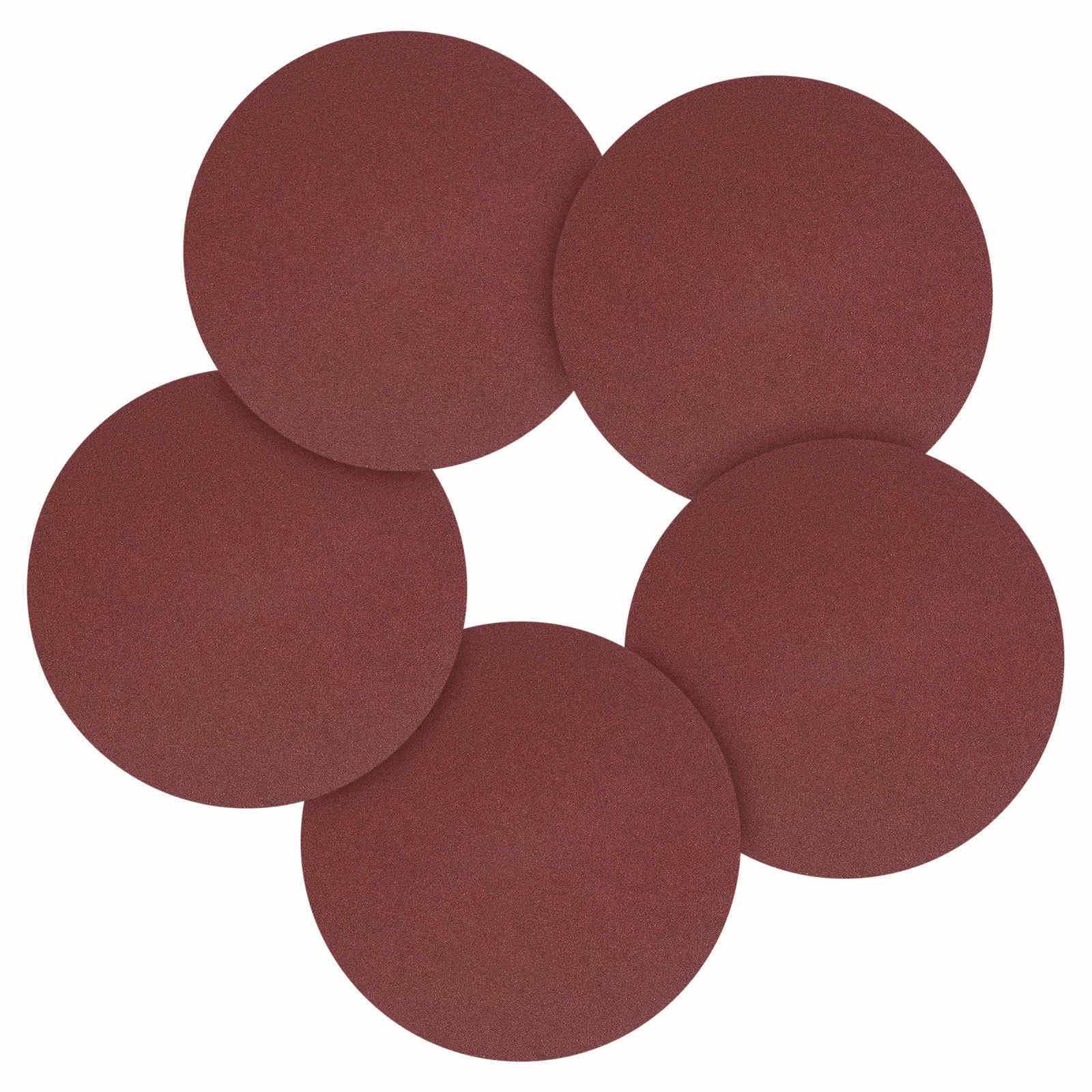 CoCud 1 Pcs 304 mm Sanding Disc 60 Grit Round Hook and Loop Sandpaper Fit for Orbital Sander or Automotive Car Repairing, Grinding and Polishing, Red