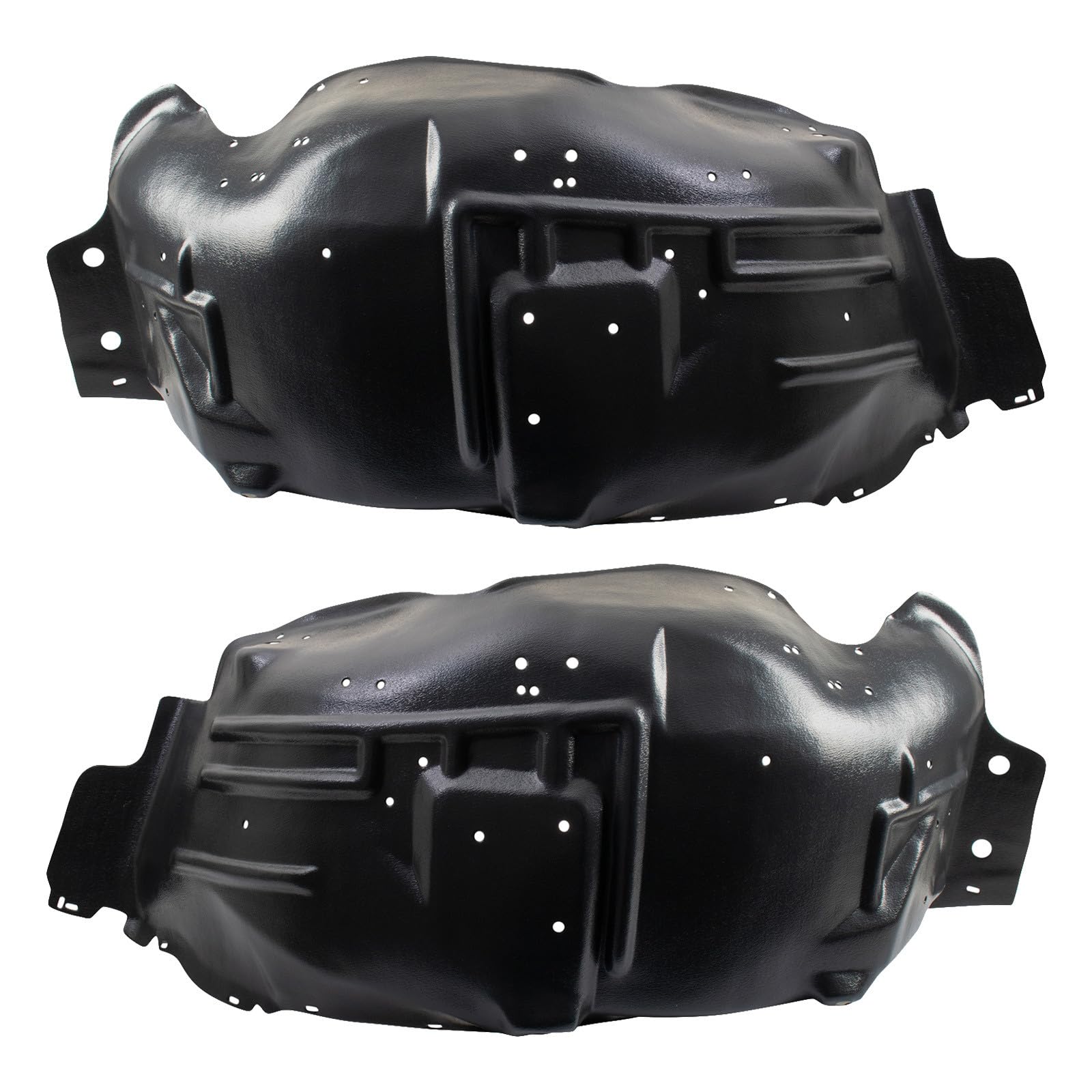 TRQ Front Driver and Passenger Side Inner Fender Liner Set