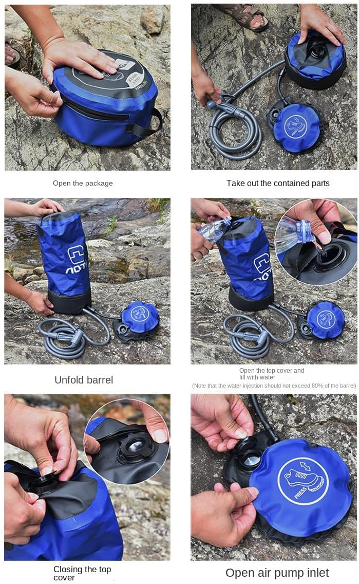 KAYNO Outdoor Mountaineering Bath Bag Portable Camping Outdoor Shower Bag Outdoor car wash Bag car Washing Tools