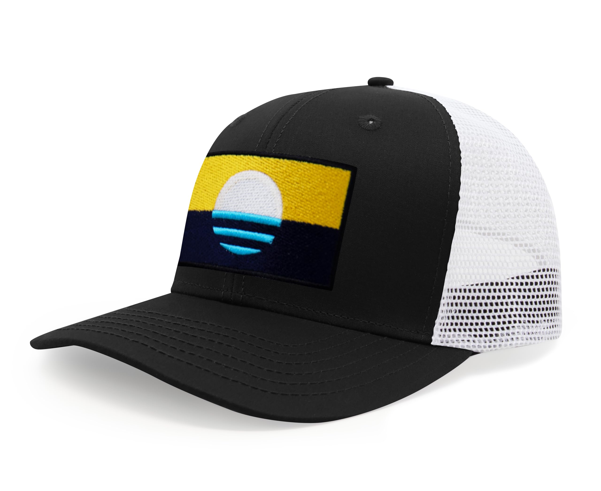 International Tie City Hat for Men and Women, Adjustable Snapback Trucker Baseball Cap with Embroidered Patch