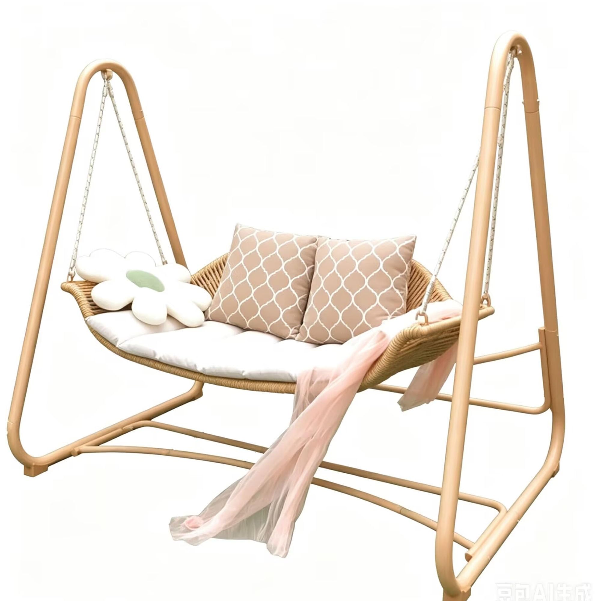 Outdoor swing, patio rocking chair, double hammock, garden courtyard, popular swing chair/hanging chair.