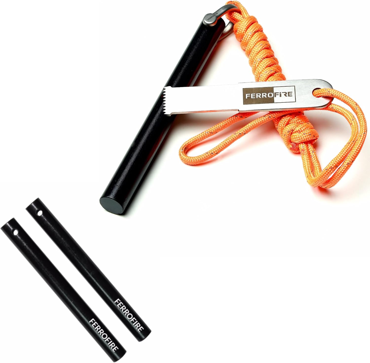 1X FS125 + 2X Heavy-Duty Plus Ferro Rod As Back-up