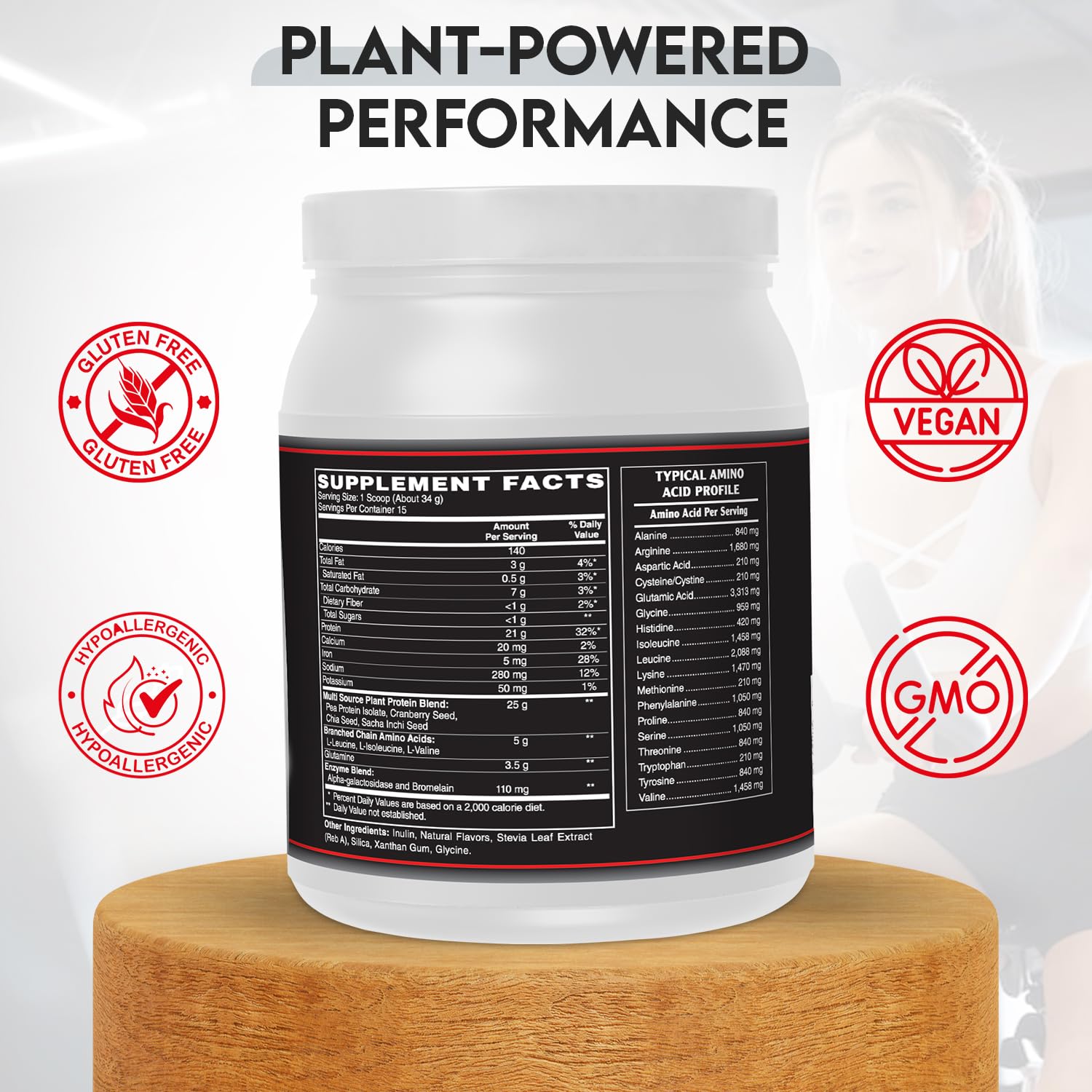 Donovan and Cecilia Approved Vegan Plant Protein (Vanilla)
