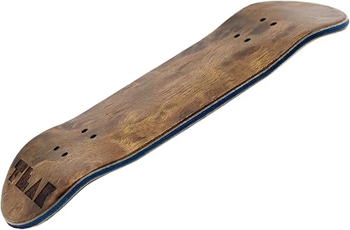 Teak Tuning Prolific - Cubierta de diapasón de madera forma de paleta de 1260in x 3740in la galleta Graham con capas medias azules 6 capas con capas