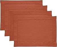 Vista 119 de Solino Home - Camino de mesa de lino con punto vainica, manteles individuales y servilletas