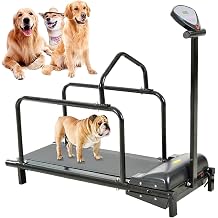 Maximum Load 80kg Large Dog Treadmill, Pet Running Machine for Small and Medium Dogs Exercise, Speed Range 1-6 km/h