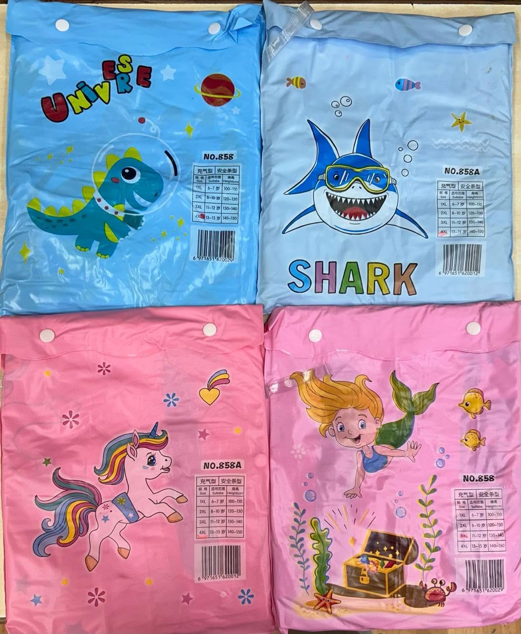 BRATS N BEAUTY® - Kids Boys Girls Full Sleeve Hooded PVC Raincoat – Waterproof Graphic Print Design, Durable & Colorful Outdoor Playwear - Image 6 thumbnail