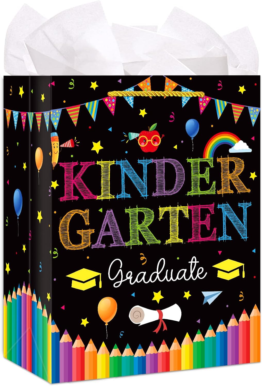 Amazon.com: WhatSign Kindergarten Graduation Gift Bag - 11.5" x 9" x 5