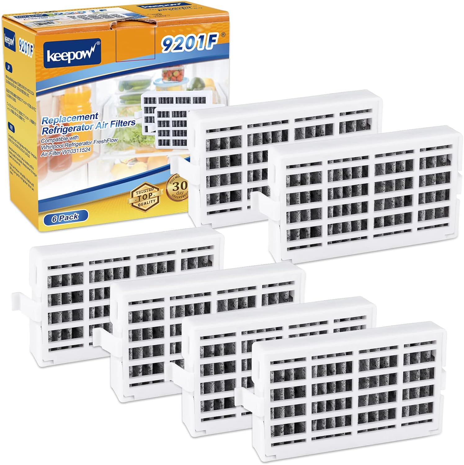 KEEPOW W10311524 Refrigerator Fresh Flow Air Filter for
