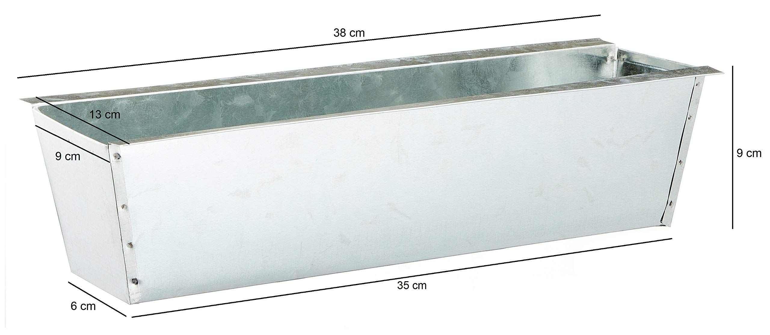 Meinposten Pflanzksten fr Palette Paletten Pflanzkasten Palettenbeet  Blumenkasten Ksten (Zink Ksten, 2 Stck): Amazon.de: Garten