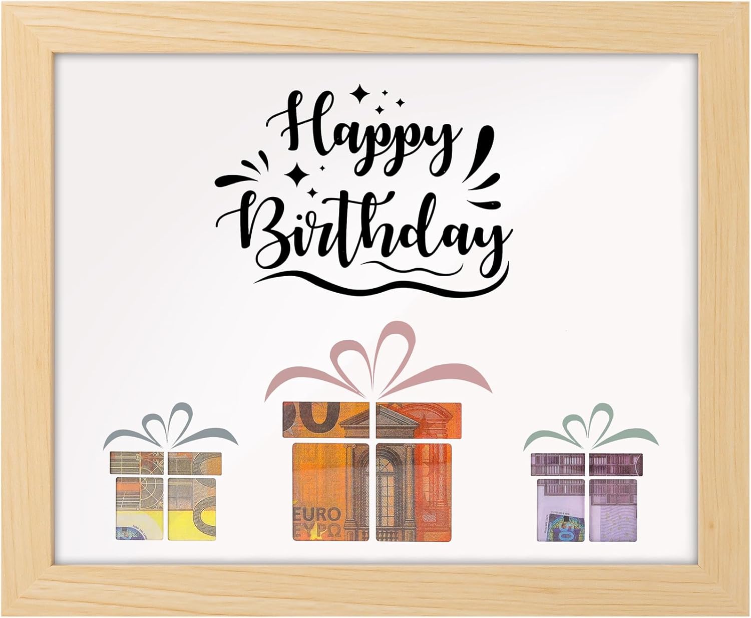 MURISE Money Gift Birthday Picture Frame Money Gifts Packaging Lucky
