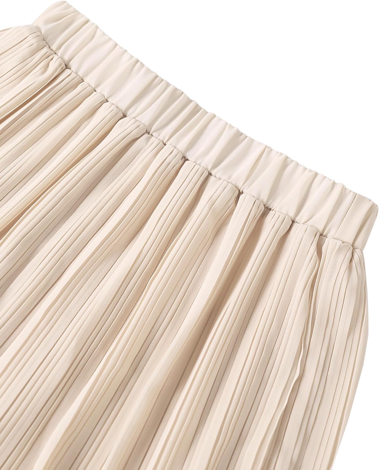 Avanova Women Pleated Mini Skirt Skorts Chiffon High Waisted A line Short Skirts - Image 6