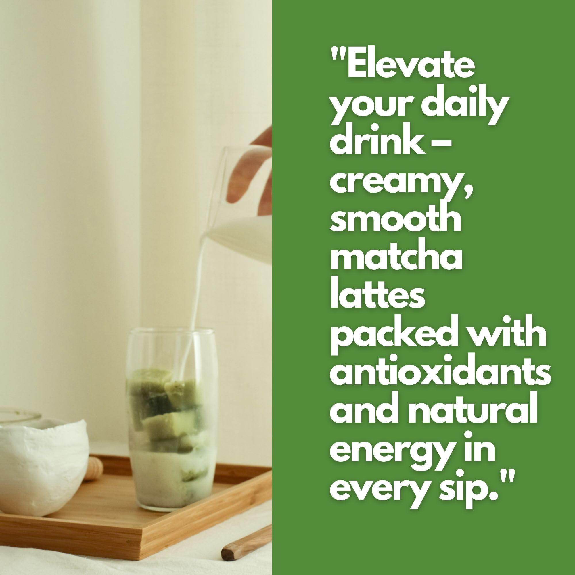 Organic Matcha Green Tea Ceremonial Grade 100 Pure Gold Premium Powder Natural Energy Antioxidants 100g 3 53 oz — view 9