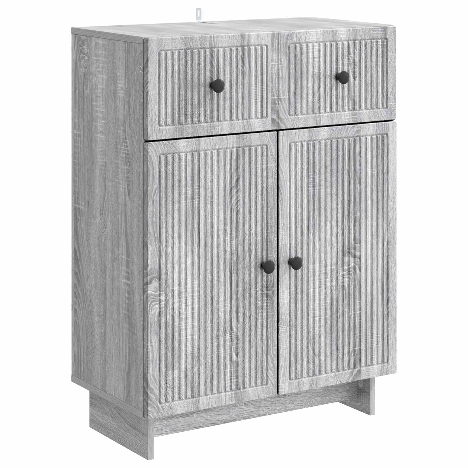 Aparador vintage con cajón y 2 puertas para acabar con el desorden en el salón