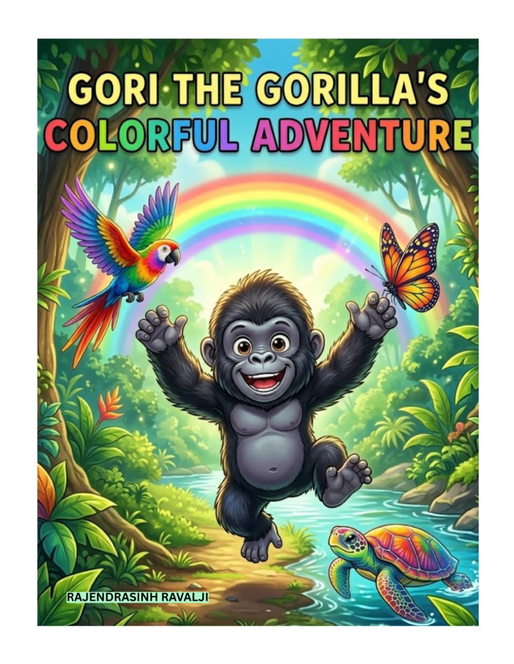 Gori the Gorilla’s Colorful Adventure: A Magical Jungle Journey About Friendship, Kindness, and Discovery for Kids Ages 3–8