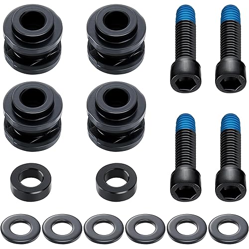 MoKitDora Hold Fast Backrest Sissy Bar Docking Hardware Kit for Harley 2018-later Softail Fat Boy FLFB, FLFBS, FXBR FXBRS FLDE, FLHC, FLHCS, Slim FLSL, FXBB, FXFBS, FLSB, FXLR, FXST Models, Black