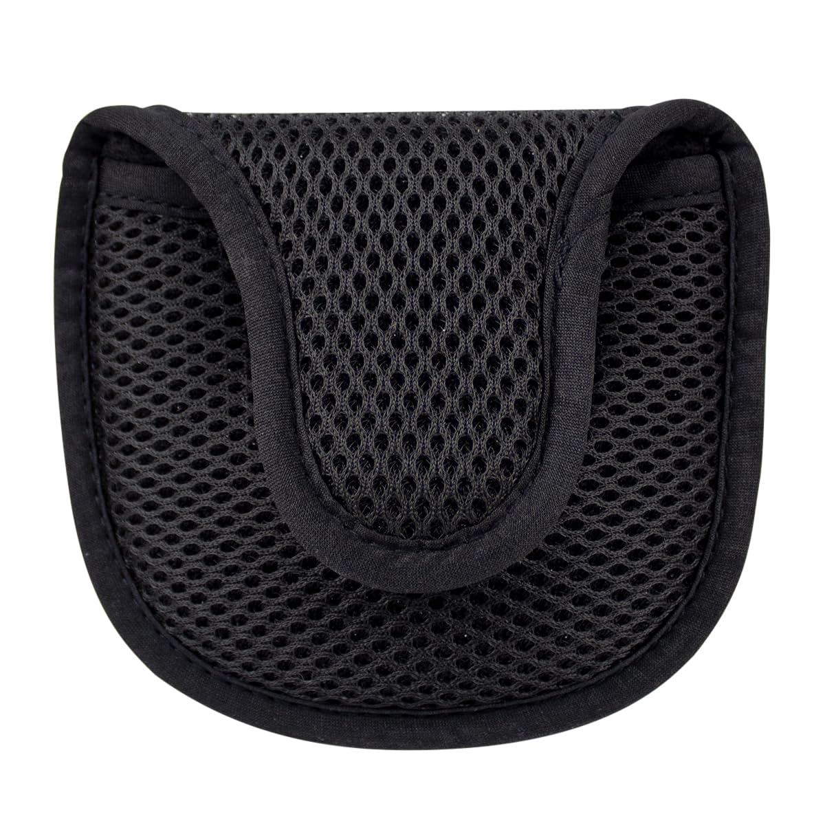 Scott Edward 1/3Pcs Long Neck Mesh Golf Club Headcovers Set Golf Club Head Covers for Driver Fairway Hybrids Woods Putter(Putter Black)
