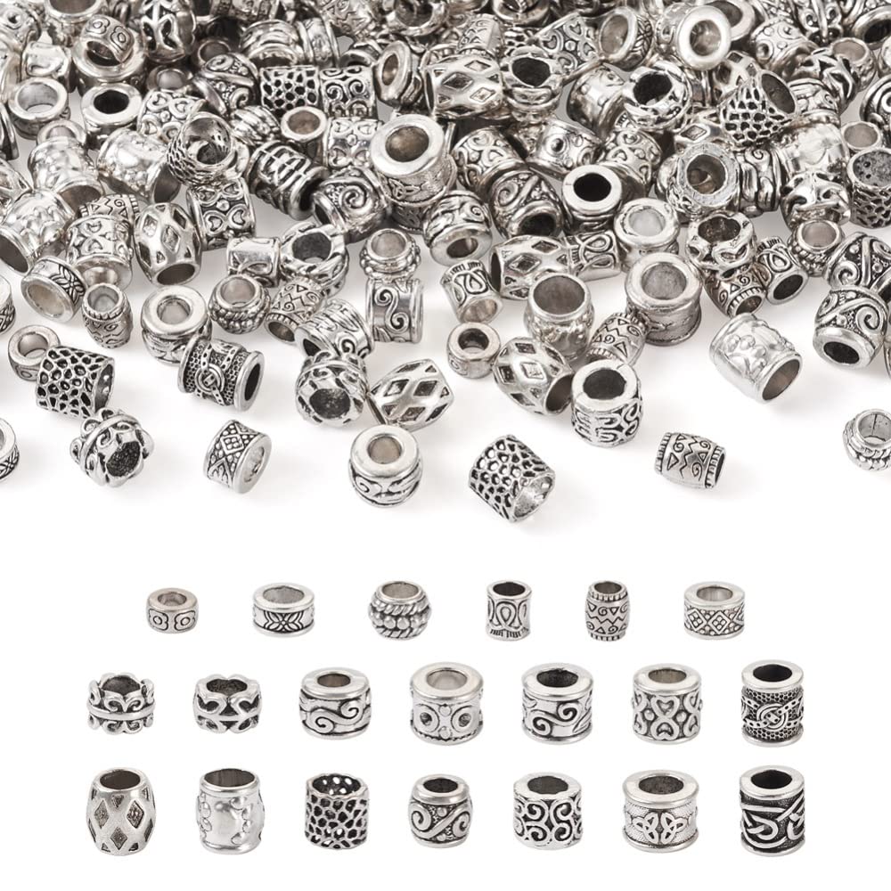 Perles européennes style tibétain gravées avec soin pour bijoux raffinés