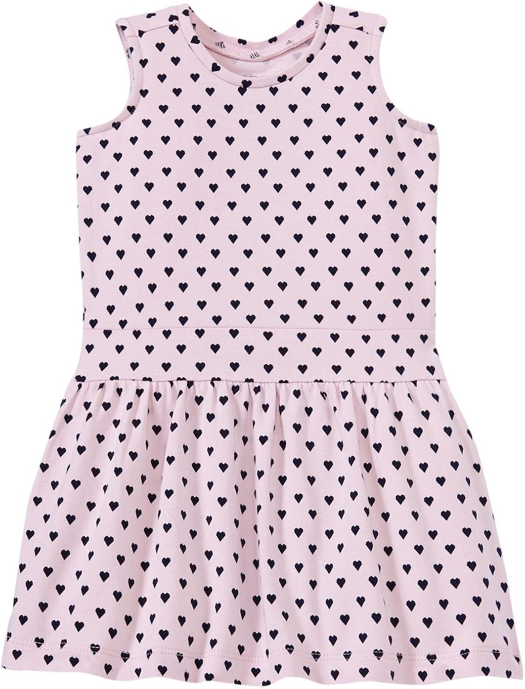 Egg by Susan Lazar Baby Girls' Jersey Pleated Dress, Pink, 24 Months Clothing