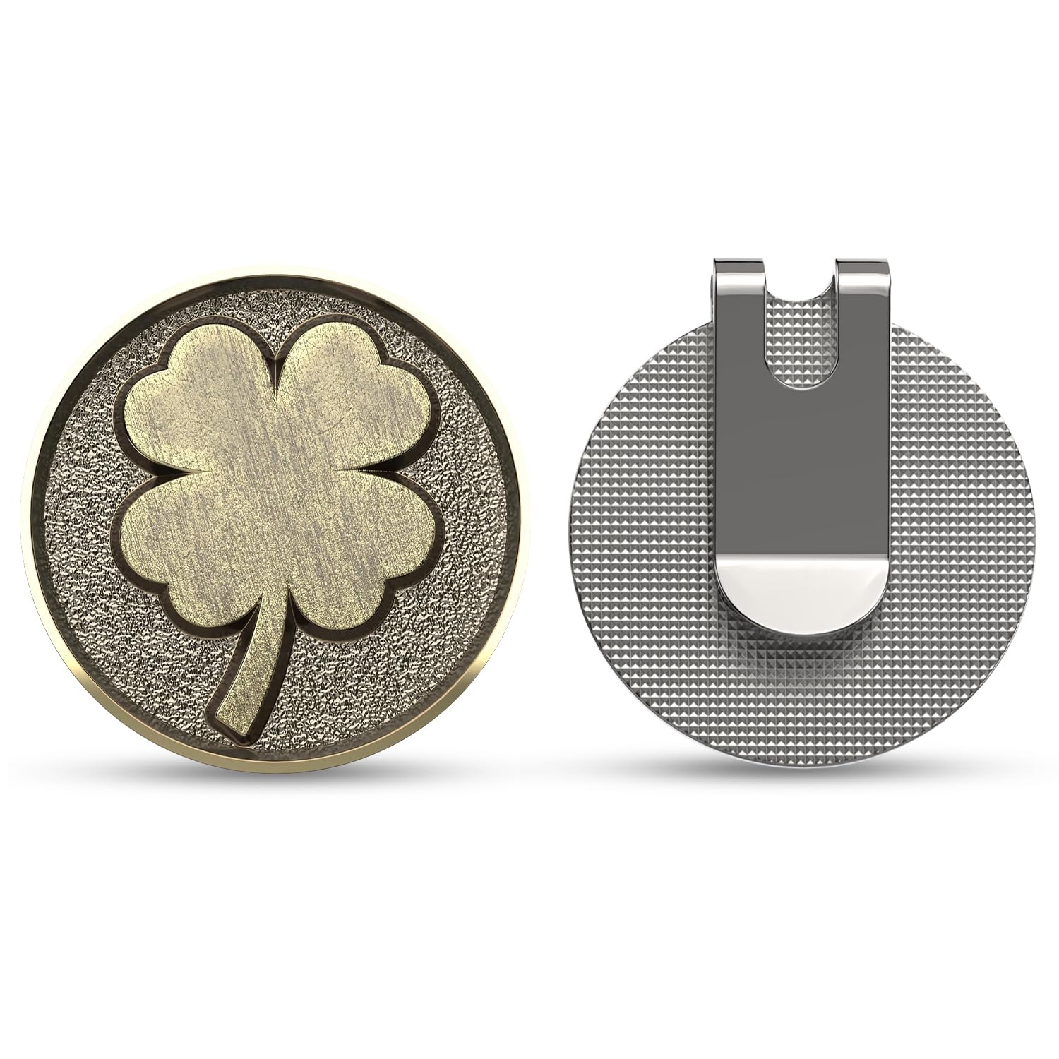 K9King Lucky 4 Leaf Clover Golf Ball Marker and Hat Clip