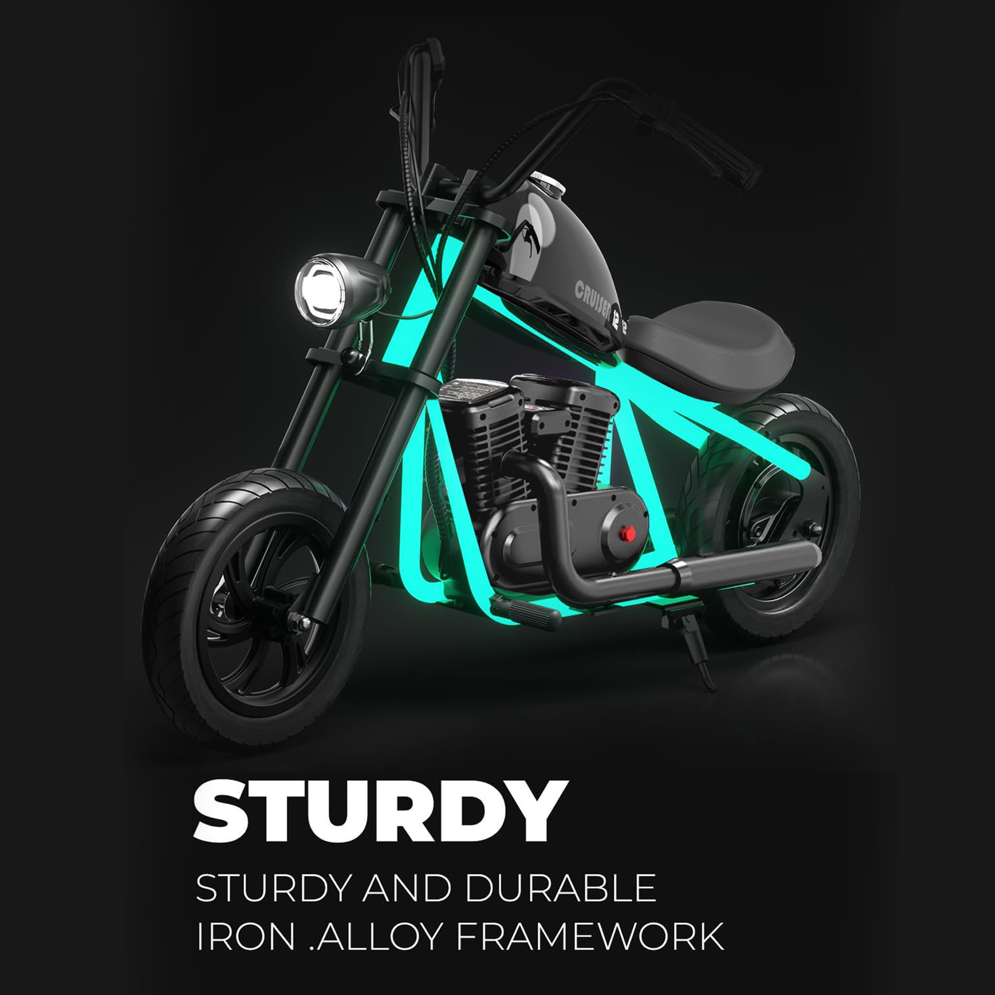 ハイパーゴーゴー　子供用電動乗用バイク チョッパー ハイパーゴーゴー 子供用電動乗用バイク チョッパー - メルカリ