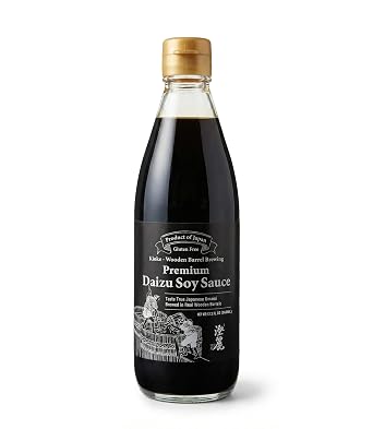 SUMIRE Premium Gluten Free Soy Sauce - Authentic "Kioke" Wooden Barrel Brewed in Japan - Rich Umami Dipping Sauce for Sushi & Sashimi - Non-GMO, No Wheat, Vegan, 12.2 fl oz 360ml