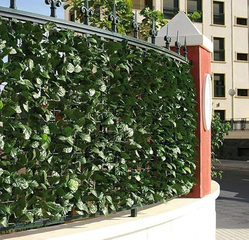 bauer Arella Siepe Sintetica Artificiale 300x150 cm in Polipropilene Ombreggiante Foglie di Lauro