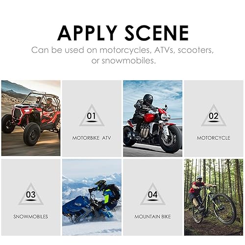 Miniatura 6 de Aluminio 7/8 "motocicleta manillar control cuerno inicio interruptor botón acción momentánea con dos conectores bala botón negro