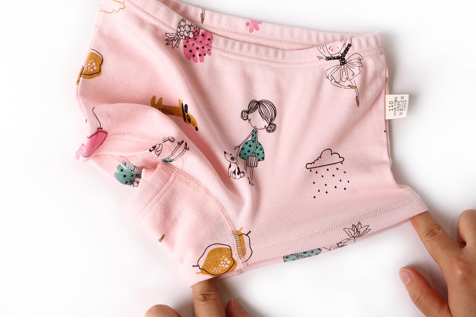 Boxer Bambina Mutande Mutandine Cotone 2-10 Anni Confezione da 12