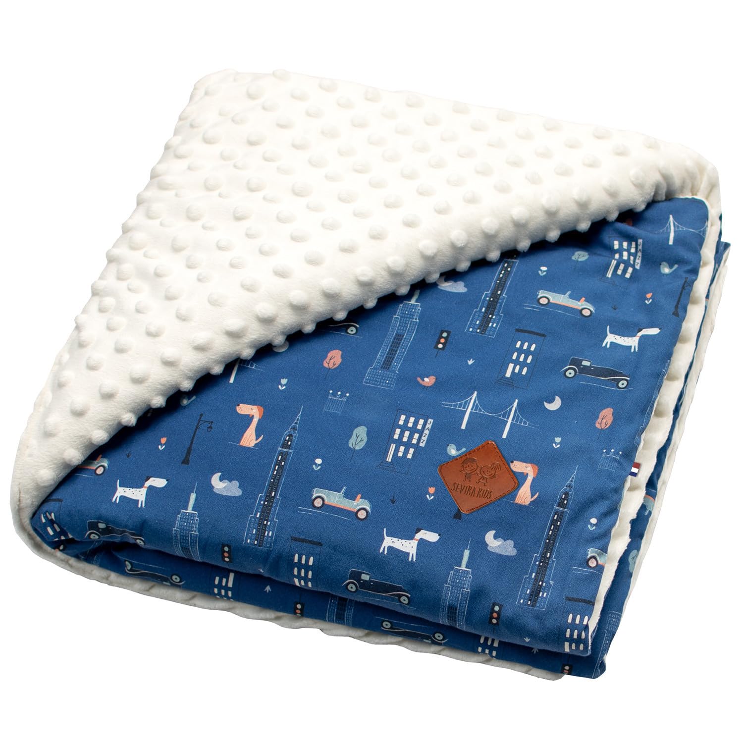 Couverture Minky Sevira Kids le cadeau de naissance idéal